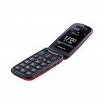 Panasonic mobitel preklopni jednostavni GSM KX-TU456EX - CRVENI