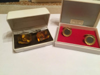 Muške manžete za košulju - jantar