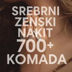 Srebrni nakit 925 s certifikatom, 720 komada, 330 modela, 2400g