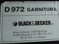 Black&Decker komplet alata D972