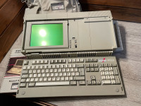 Amstrad PPC 512, upute, torba itd, laptop iz 1987. godine #POVOLJNO#