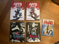 Afro samurai, samuraj 1+2, Ryuko 1+2