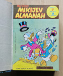 Mikijev Almanah uvezano 12 brojeva, 7 do 18, ekstra očuvano