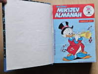 Mikijev Almanah uvezano 12 brojeva, 31 do 42, ekstra očuvano