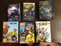 Tex Maxi 1,2,26, Warcraft 2,5, sličice, zvjerići, Zagor i Tex kolor,