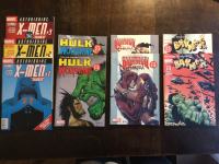 X-Men, Hulk Wolverine, Daredevil Elektra, Banner, Corben
