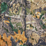 Eurohunt Nylap maskirna mreža, leaf look, cca 150 × 300 cm