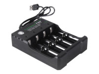 Punjač za 18650 Li - Ion baterije - 4 slot baterija za lovačke kamere