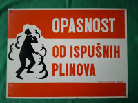 TABLA. OPASNOST OD ISPUŠNIH PLINOVA. Mob
