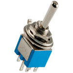 home Prekidač, KIP, 250 V~/ 3 A, 13 x 13 x Ø 6 mm, 2 položaja - ST 304
