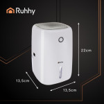 Ruhhy mini odvlaživač zraka 800 ml spremnik, 330 ml/dan