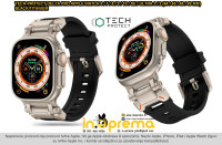 REMEN ZA APPLE WATCH 44 45 46 49 MM TECH DELTA PRO CRNI TITANIJ