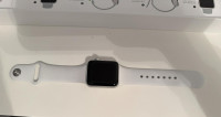 Apple Watch Series 3, 38mm Silver Aluminium White Sport Band (GPS)