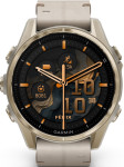 Pametni sat GARMIN Fenix 8, 43mm AMOLED SapphireSoft Gold Stainless St