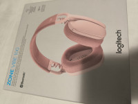 Logitech Zone Vibe 100 slušalice, roza - zapakirane