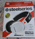 SteelSeries Arctis 7+ Wireless bijele