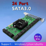 Kontroler PCI-E 16X na 24 SATA3.0 portova