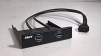 Anker 3.5 Inch Front Panel 2 USB 3.0 Ports, 20 Pin