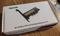 M.2 NVMe to PCIe 4.0 adapter