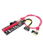 PCI-e riser adapter za grafičke kartice verzija: 009s, crveni, R-1