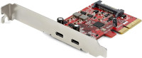 PCIe USB 3.1 Card 2 Port, 2x USB-C 3.1 Gen 2, 10 Gbps, StarTech.com