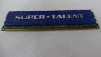 RAM 2GB Supertalent T800UB1GC5 2x1GB DDR2-800 PC 6400 blue