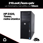 10x HP Z420 Tower, radna stanica /Intel Xeon E5-1620/16GB DDR3/256GB S