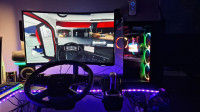 TRUCK SIM HIGH END(PC + HORI TRUCKING SYSTEM + MONITOR I PERIFERIJA)
