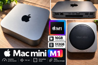 Apple Mac mini M1 16GB 512GB SSD A2348 – Savršen mini PC, R1!