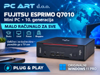 Fujitsu Esprimo Q7010 Mini PC, i3 10100 , 8GB RAM, Windows 11 - R1