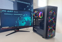 NOVO GAMING PC, AMD Ryzen 5 5500, SSD, RAM, RTX 3050 - Račun/R1