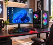 GAMING RAČUNALO + 27” MONITOR + PERIFERIJA – NOVO