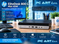 HP EliteDesk 800 G3 Mini 65W, i7 6700, DDR4 RAM, SSD - Račun/ R1