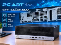 HP ProDesk 600 G3 SFF, i5 7400, DDR4 RAM / SSD - Račun / R1 / Jamstvo