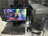 Kompjuter+Led monitor Philips 22",tipkovnica,mis,idealno za skolu!