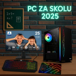 Komplet PC za školu i ured – Intel Core i3 / 16GB / SSD / Win 11 PRO