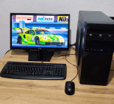 Računalo-Quad Core 4x4.0 Ghz-Ram 12gb-Ssd 240-Hdd 1 Tb-Win 1