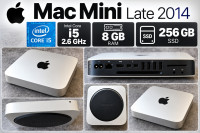 Mac Mini Late 2014 – i5 2.6GHz, 8GB RAM, 256GB NVMe SSD + 1TB HDD!