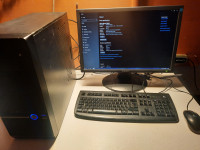PC Core2Duo E8600,8Gb Ram, Monitor 22