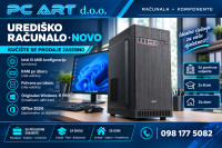 NOVO PC Računalo, Ured / Škola - AMD  Ryzen , Windows 11 - Račun/R1