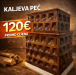 Kaljeva peć 150 cm – smeđa (Koprivnica)