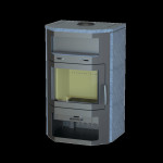 Kaminska peć Thermia Bali Max V3 - sivi, prirodni kamen