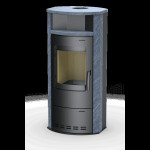 Kaminska peć Thermia Cumulus V4- sivi, prirodni kamen, trajnožareći