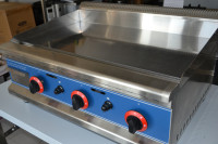 Plinski roštilj 750x600x380mm,3 grijača po 2,6 KW,ploća HARD-CROM, R-1