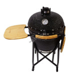 Roštilj kamado fish pattern crni fi24", 60cm