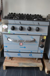 Štednjak plinski 4 kola-piloti+elekt.pećnica 800x700x850,26kw snage