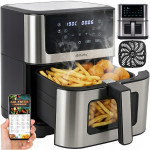 XXL 1200W LCD touch cvrtnik na zrak brez maščobe 8L Air fryer