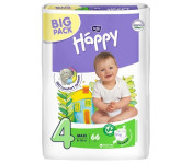 DIJEČIJE PELENE VELIČINE 8 - 18 KG HAPPY BELLA KUTIJA 4X66 KOMADA