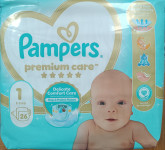 Pampers premium care vel.1