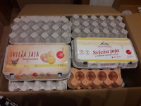 Kartonske  kutije / ambalaza za jaja;  133 kom